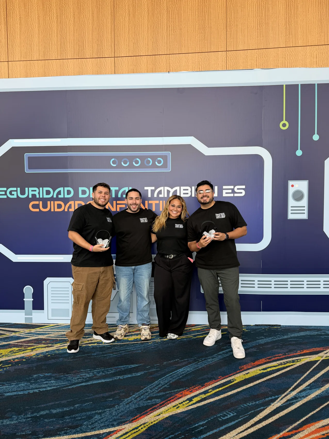 The Tropikal Events Group team at an event in Puerto Rico